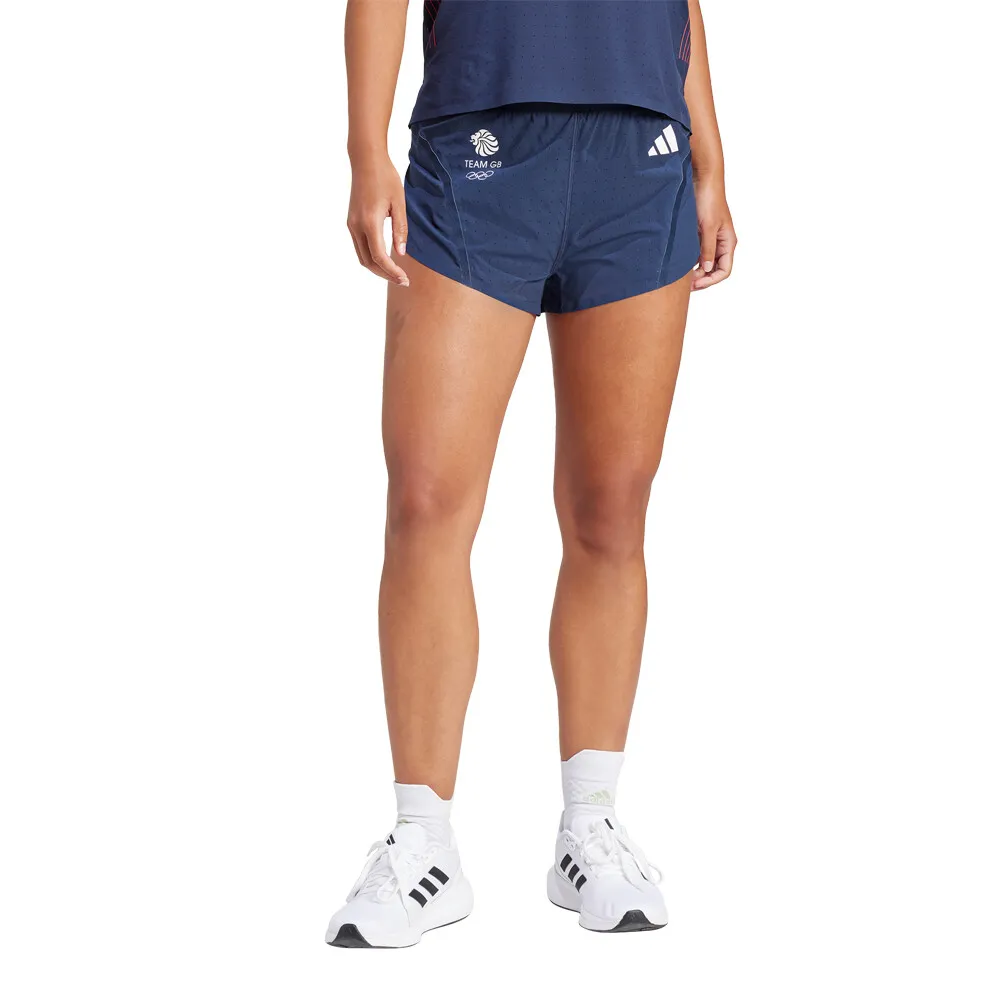 adidas Adizero Team GB Women's Running Split Shorts - AW24