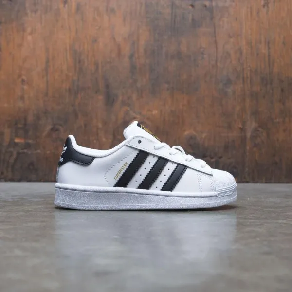 Adidas Little Kids Superstar (white / core black / running white)