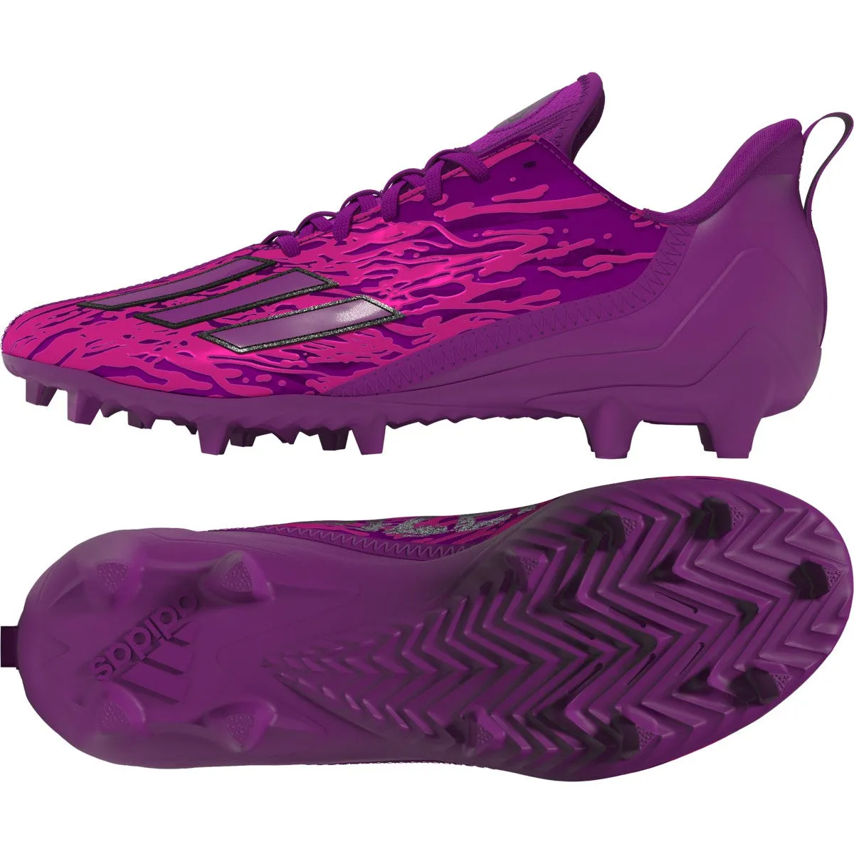 adidas Men's Adizero 12.0 Poison Football Cleats