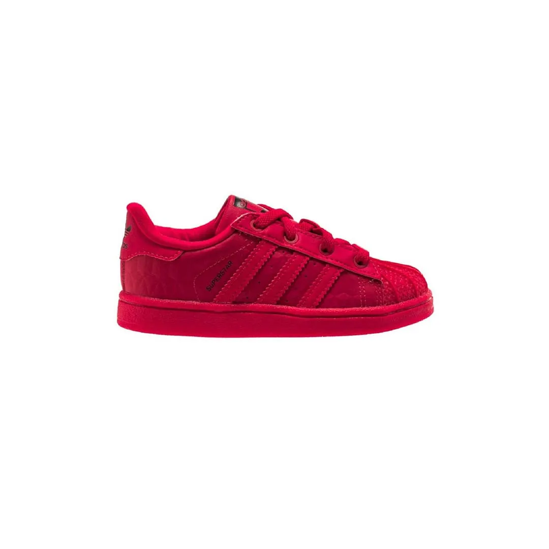 Adidas Original SUPERSTAR TRIPLE RED EL Infant’s - RAYRED/RAYRED/CBLACK/ROURAY/ROURAY/NOIESS