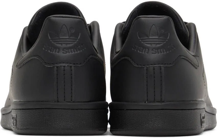 Adidas Originals Black Stan Smith Low-Top Sneakers