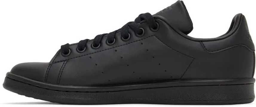 Adidas Originals Black Stan Smith Low-Top Sneakers