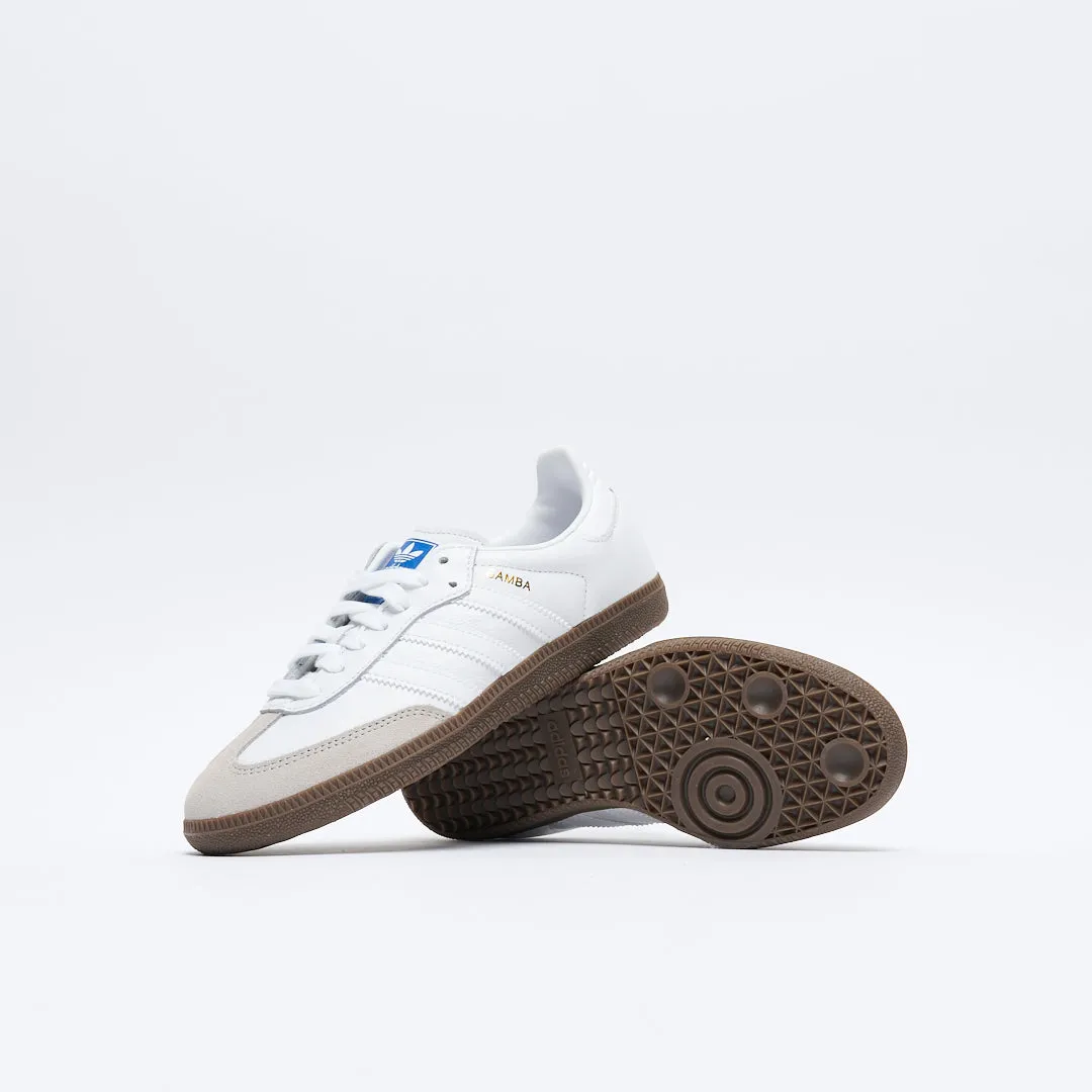 Adidas Originals - Samba OG (Cloud White/Cloud White/Gum)