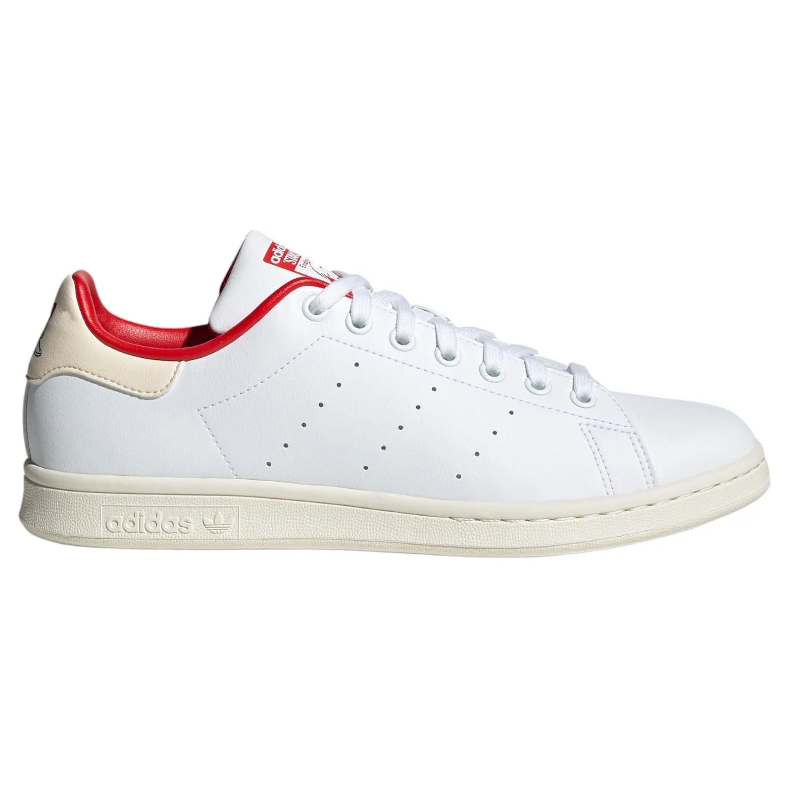 adidas Originals Stan Smith Candy Cane Christmas Shoes - White Red