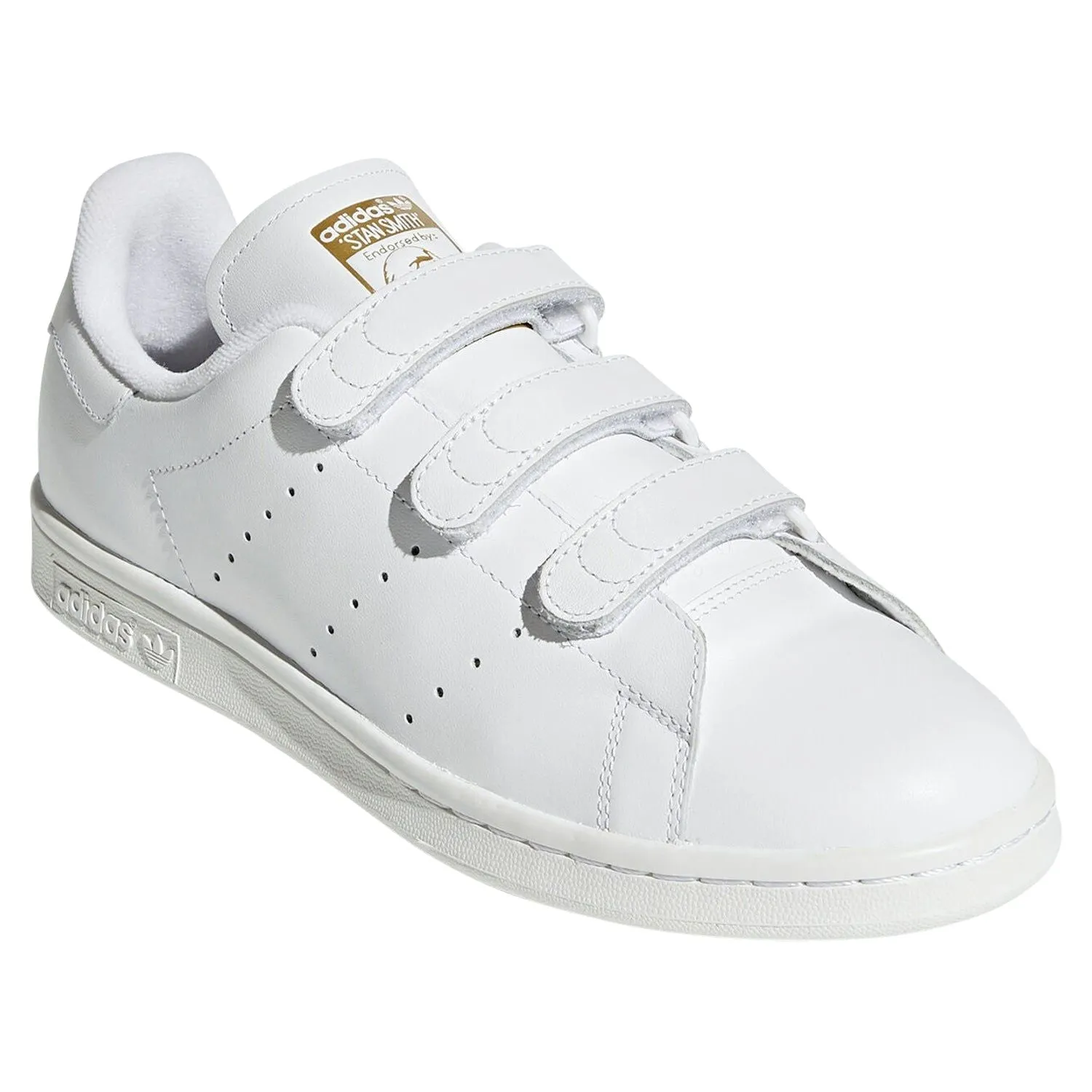 adidas Originals Stan Smith CF Shoes - White/Gold