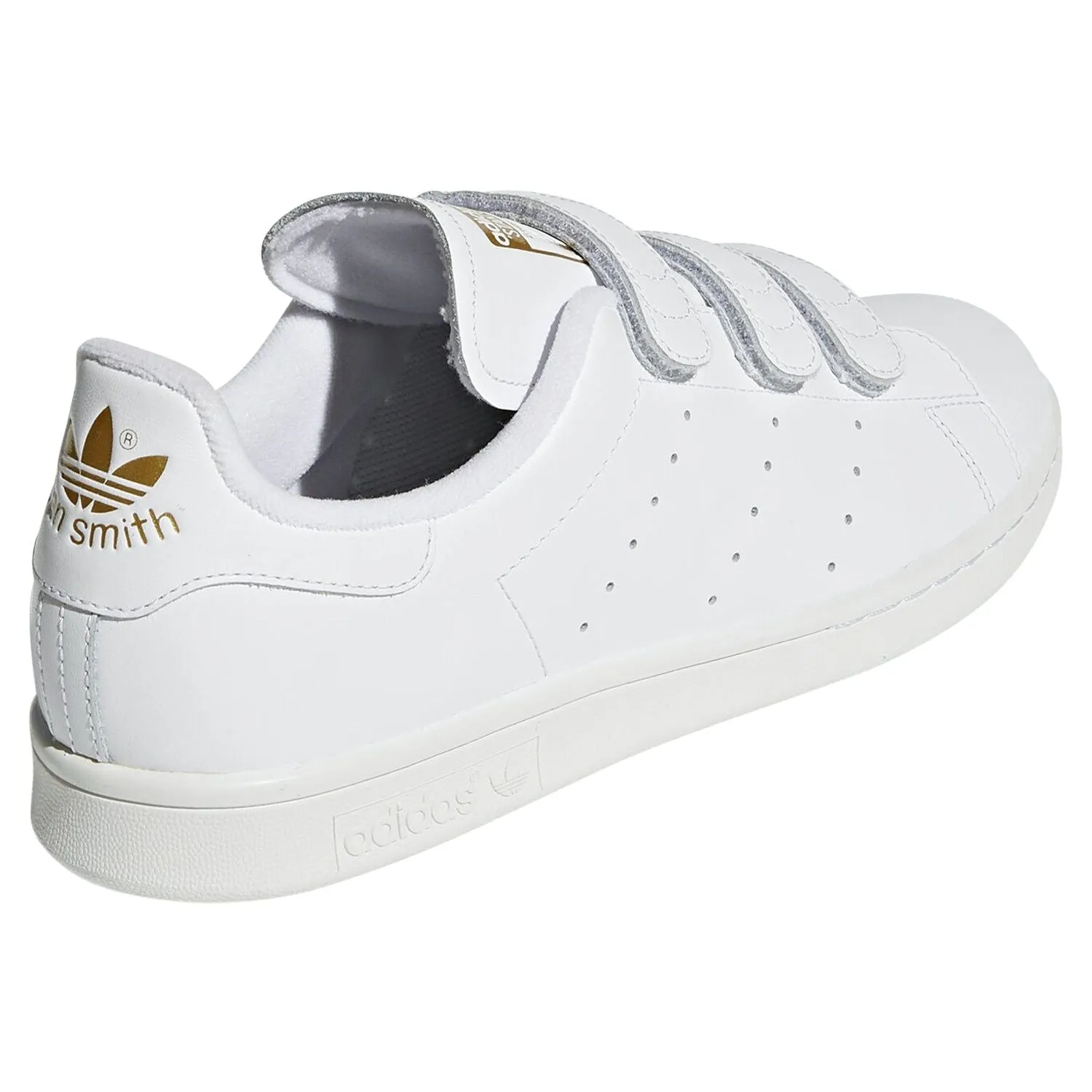 adidas Originals Stan Smith CF Shoes - White/Gold