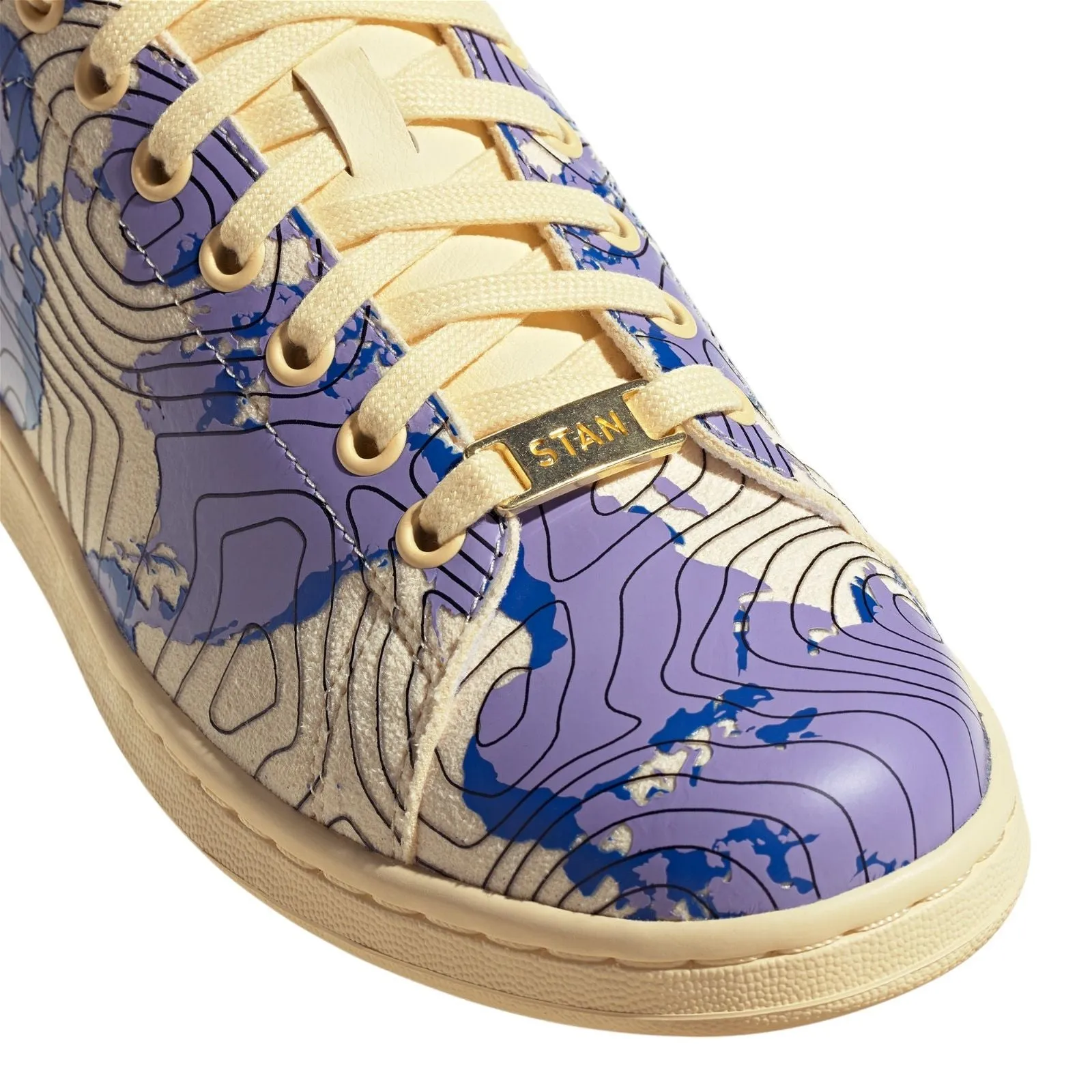 adidas Originals Stan Smith Weatherman Shoes - Cream / Purple