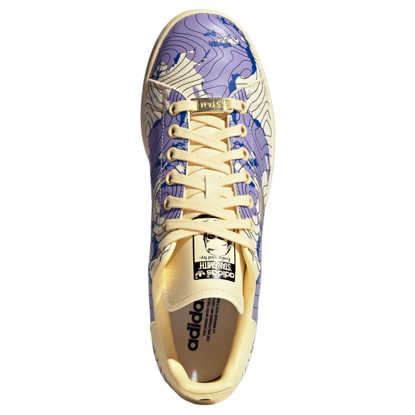 adidas Originals Stan Smith Weatherman Shoes - Cream / Purple