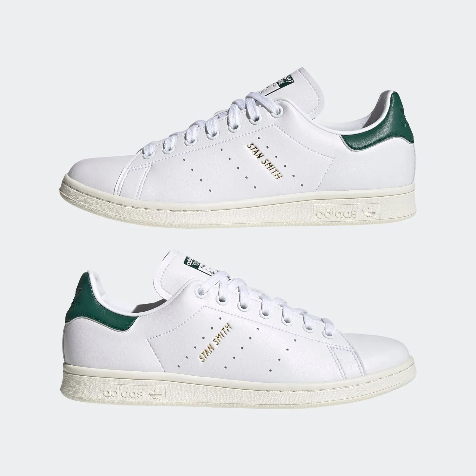 adidas Originals Unisex Stan Smith Shoes - White / Green