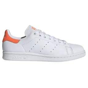 adidas Originals Women's Stan Smith Shoe - White/Orange