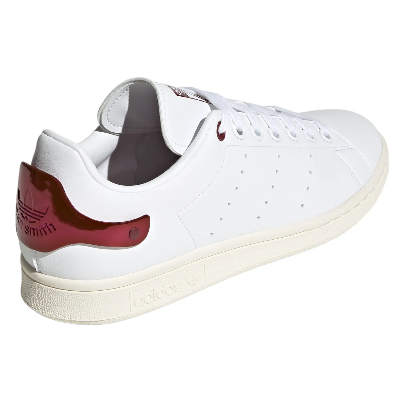 adidas Originals Womens Stan Smith Shoes TPU Heel - White / Red