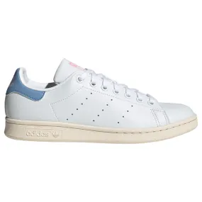 adidas Originals Womens Stan Smith Shoes - White / Ambient Sky / True Pink