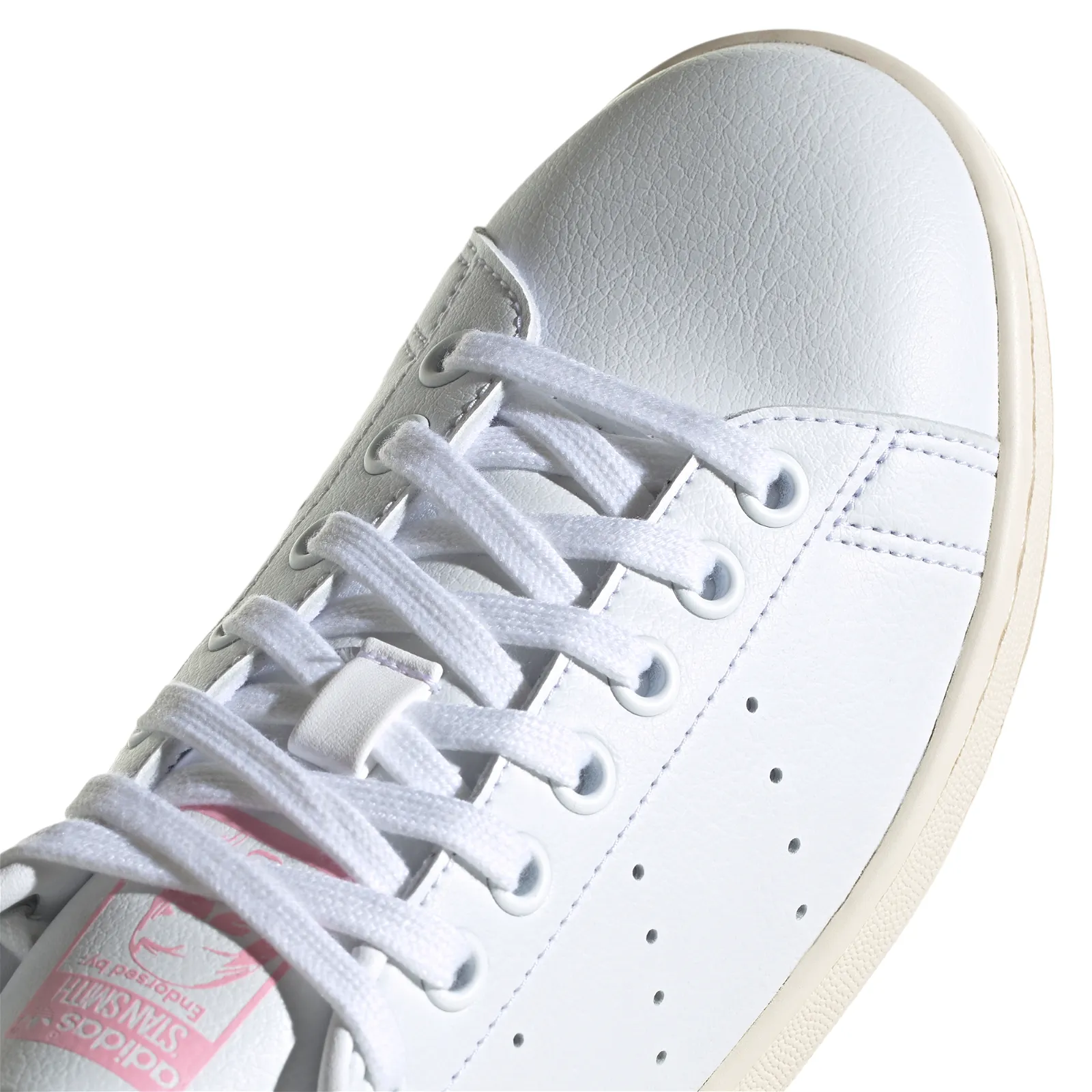 adidas Originals Womens Stan Smith Shoes - White / Ambient Sky / True Pink