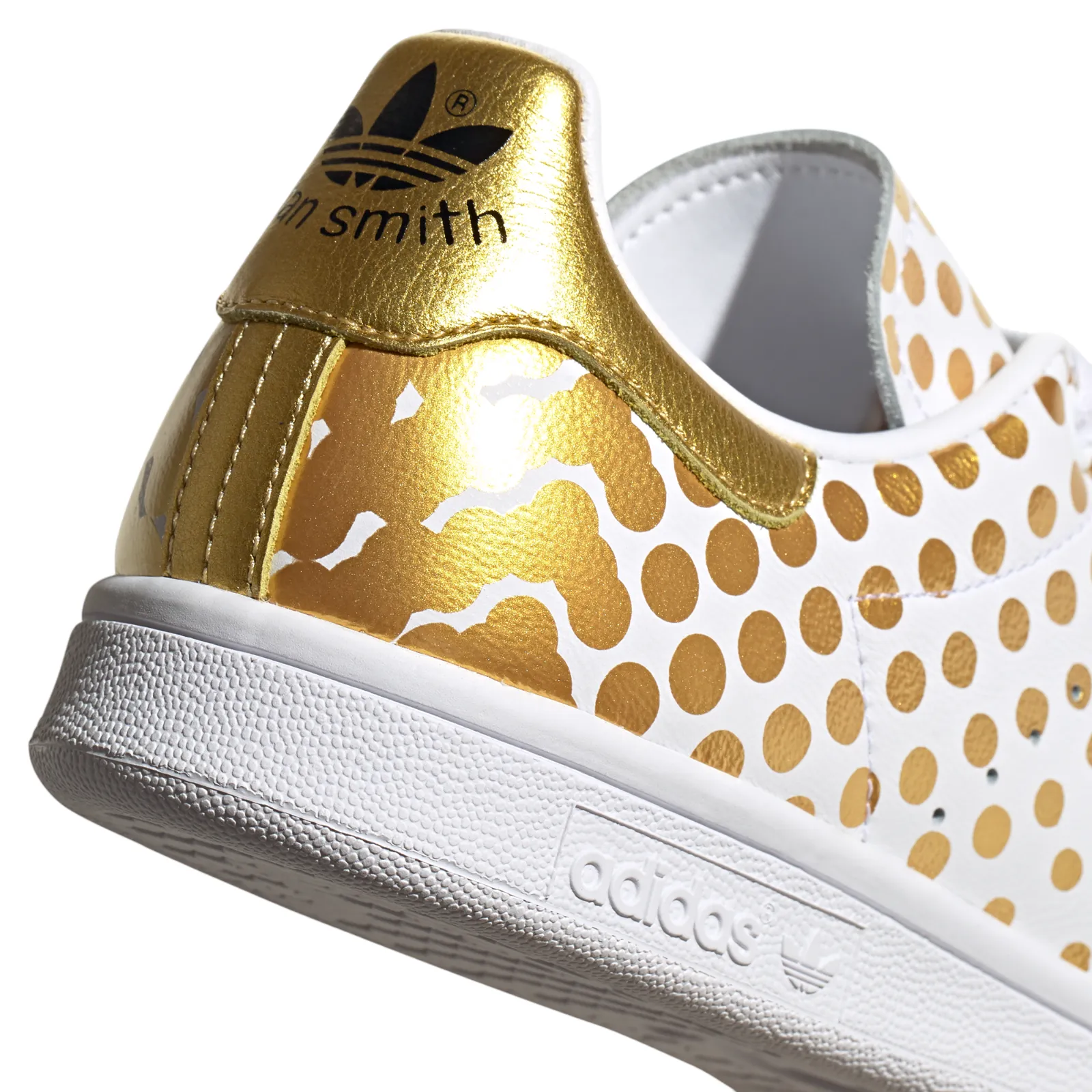 adidas Originals Womens Stan Smith Shoes - White Gold