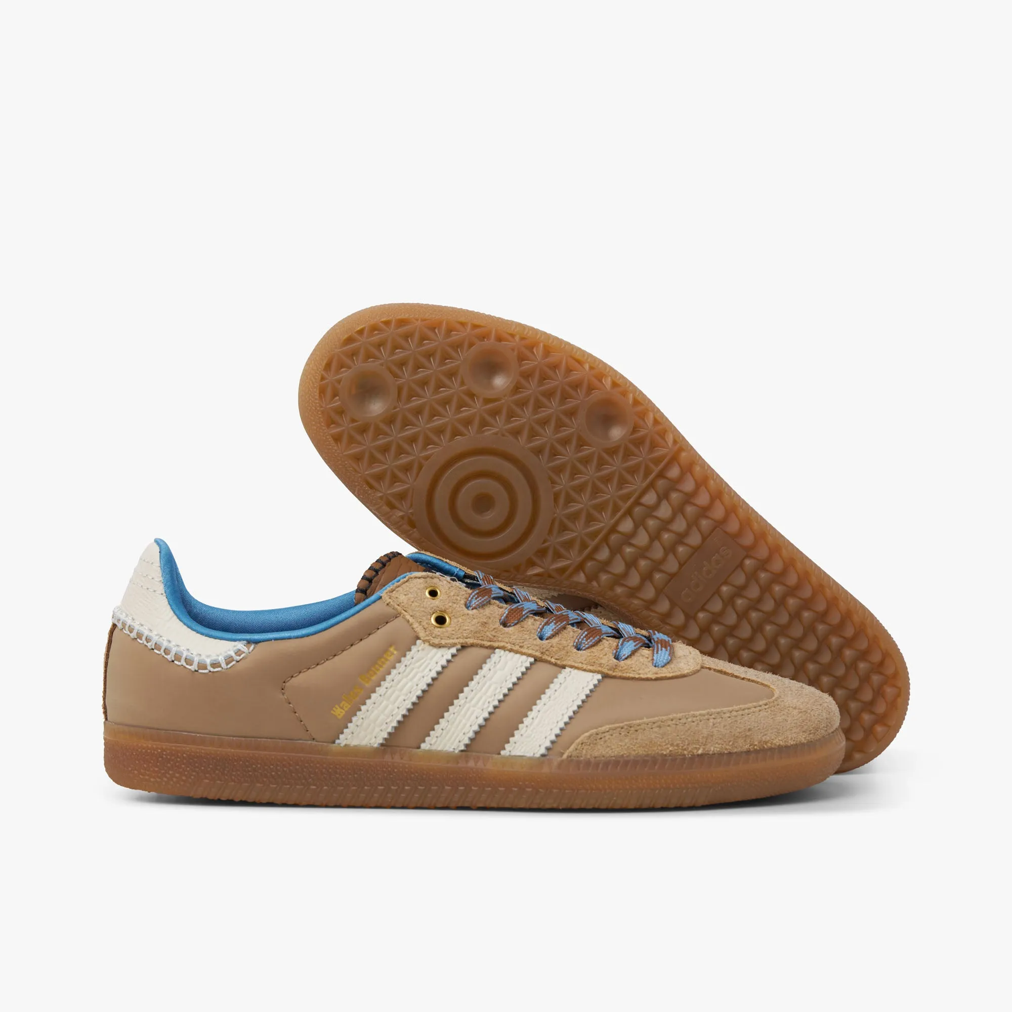 adidas Originals x Wales Bonner Nylon Samba Desert White / Wonder White - Ash Blue