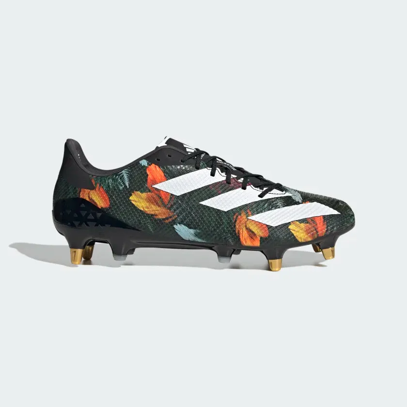 ADIDAS RUGBY ADIZERO RS7 (SG) - Core Black / Cloud White / Gold Metallic