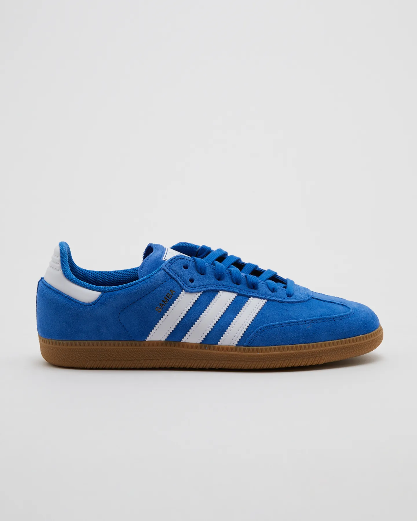 Adidas Samba Adv Shoe - Blue Bird/Cloud White/Gold Metallic | SurfStitch