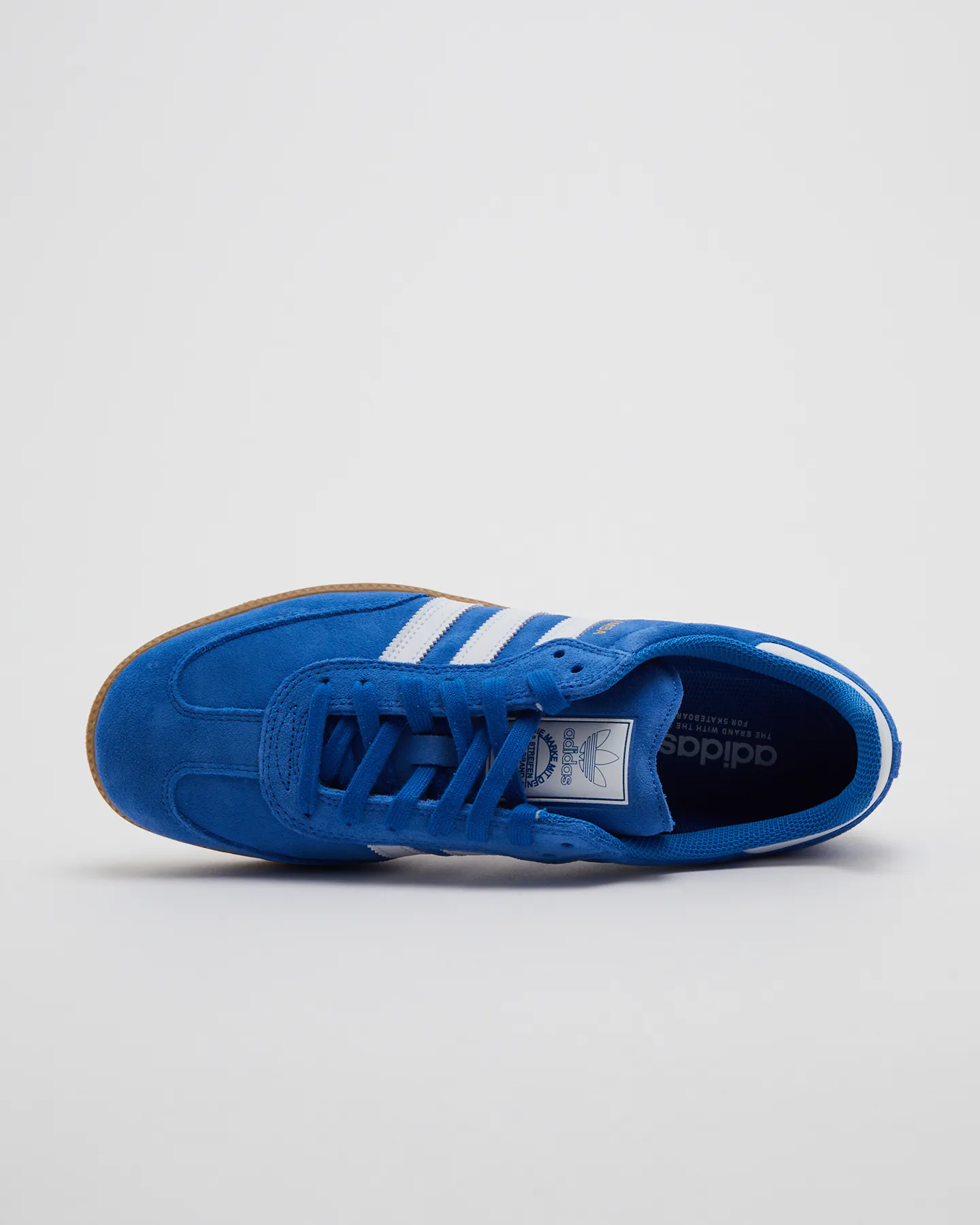 Adidas Samba Adv Shoe - Blue Bird/Cloud White/Gold Metallic | SurfStitch