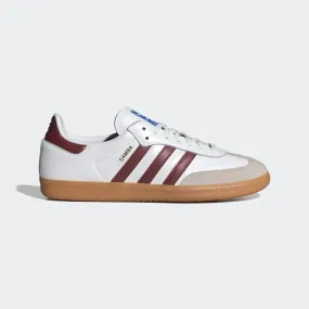 adidas Samba OG Cloud White / Collegiate Burgundy / Gum