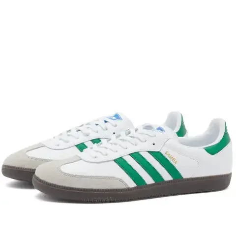 Adidas Samba OG - Cloud White / Green / Gum