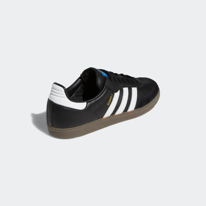 adidas Skateboarding Samba ADV (Core Black/Cloud White/Gold Metallic)