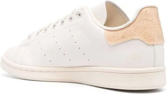 Adidas Stan Smith Lux perforated-logo sneakers Neutrals