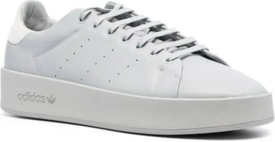 Adidas Stan Smith Lux perforated-logo sneakers Neutrals