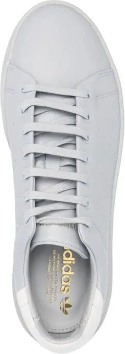 Adidas Stan Smith Lux perforated-logo sneakers Neutrals