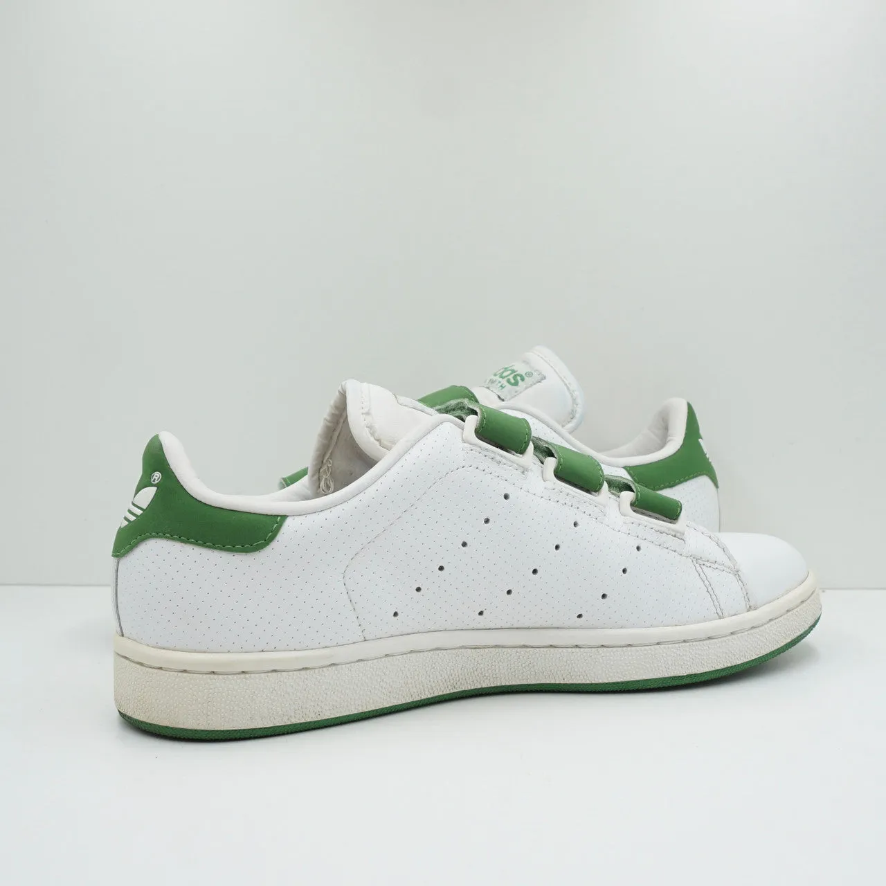 Adidas Stan Smith Velcro White Green