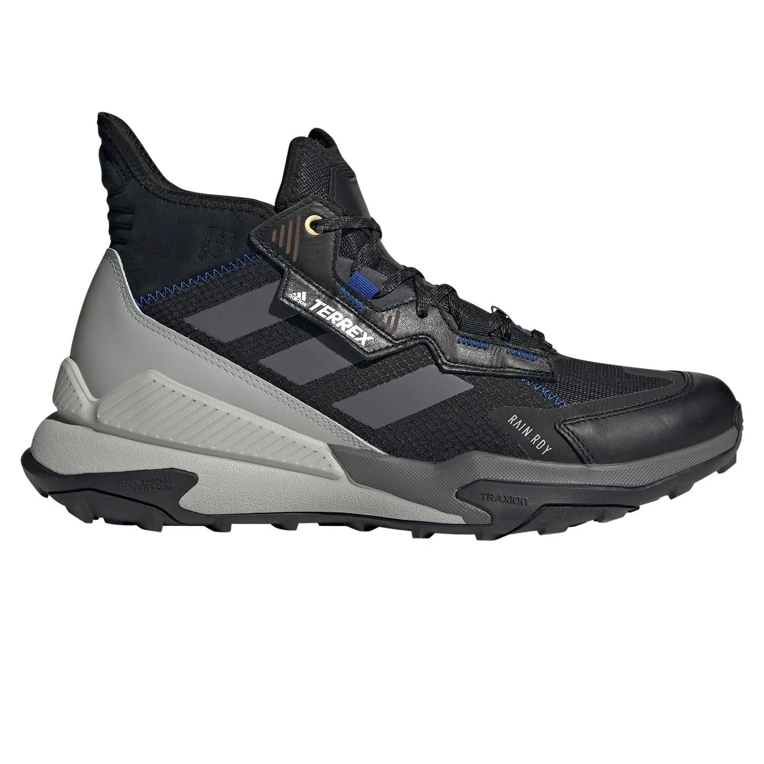 adidas Terrex Hyperblue Mid Rain.RDY Walking Shoes - Black Grey