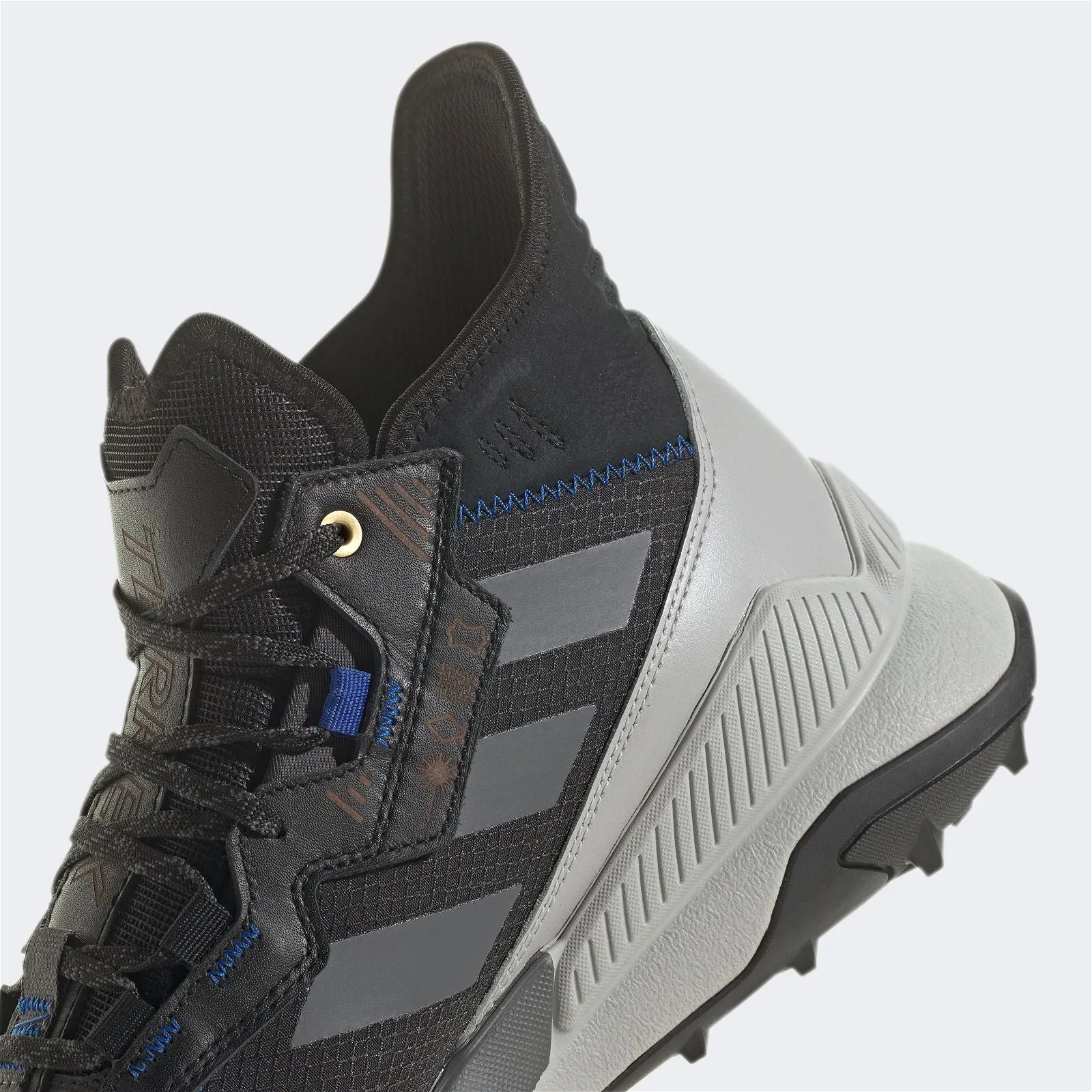 adidas Terrex Hyperblue Mid Rain.RDY Walking Shoes - Black Grey