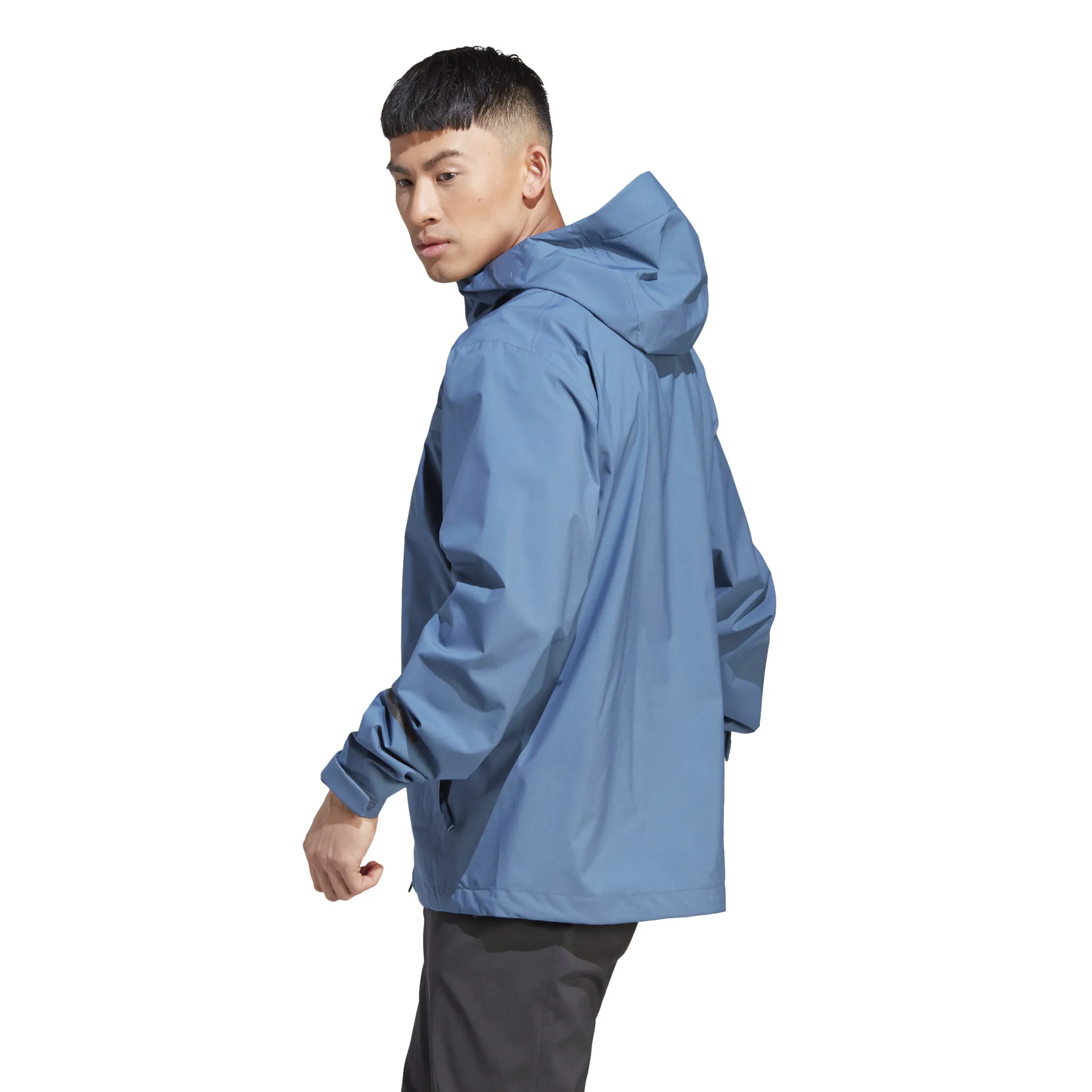 Adidas Terrex Multi Rain.RDY 2.5-Layer Rain Jacket (Blue)