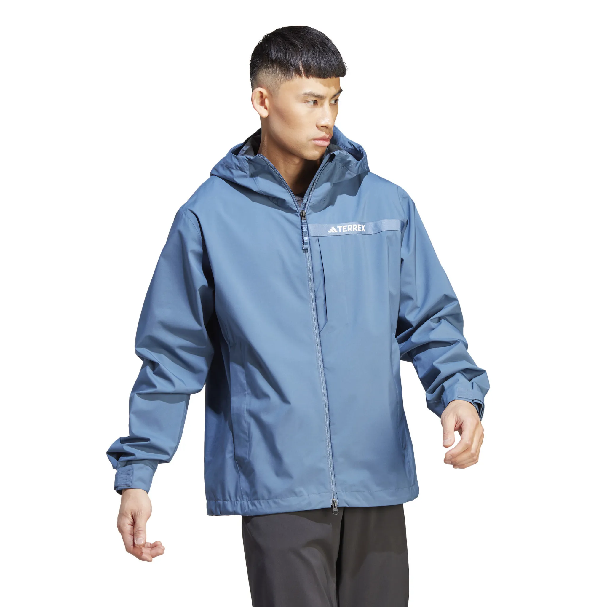 Adidas Terrex Multi Rain.RDY 2.5-Layer Rain Jacket (Blue)