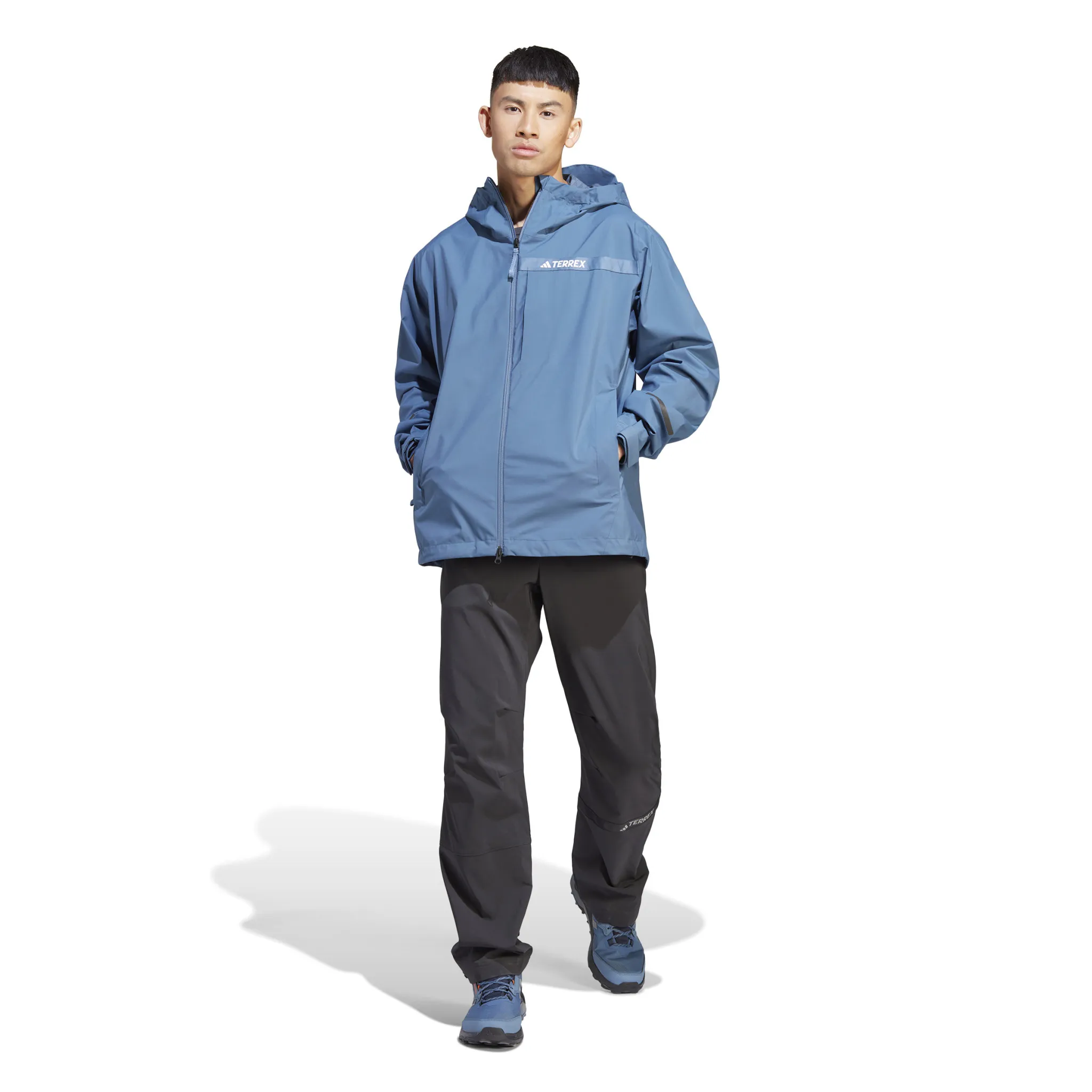 Adidas Terrex Multi Rain.RDY 2.5-Layer Rain Jacket (Blue)