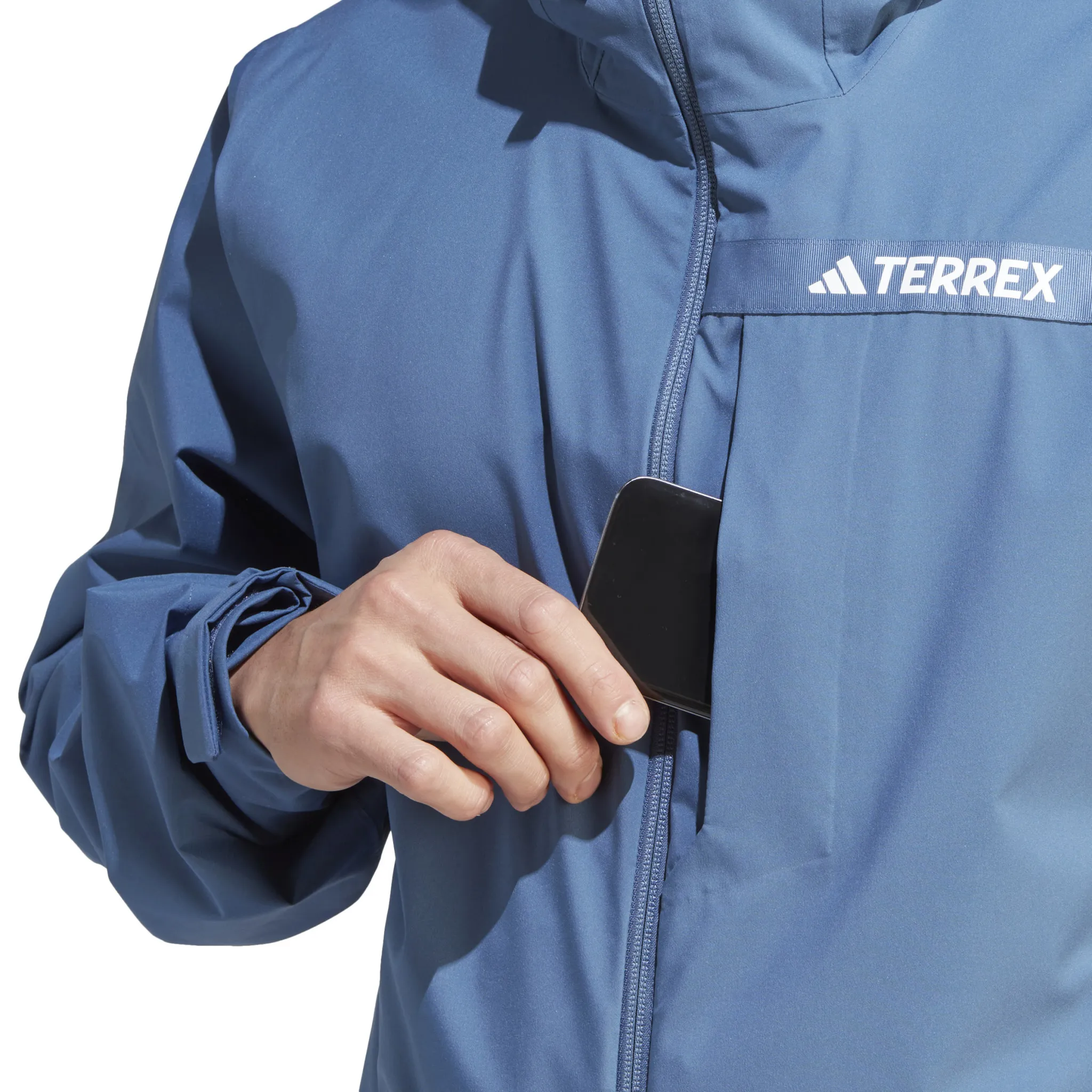 Adidas Terrex Multi Rain.RDY 2.5-Layer Rain Jacket (Blue)