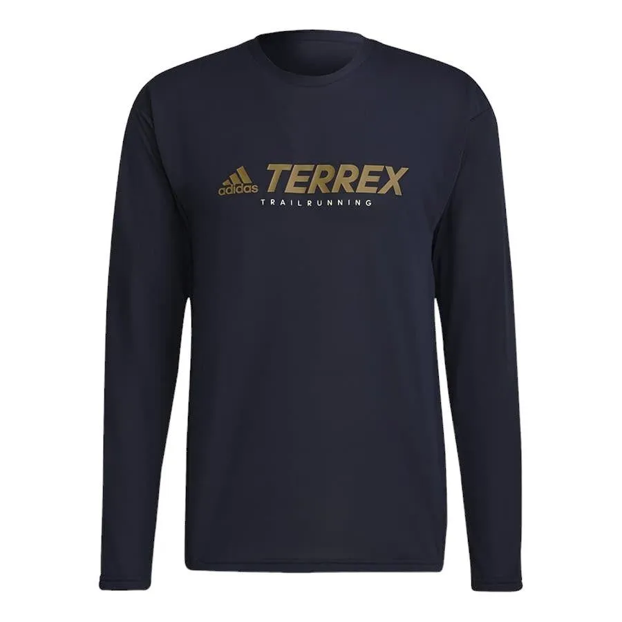 adidas Terrex Primeblue TX Trail Long Sleeve T Shirt - Navy