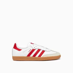 Adidas Women's Samba OG Cloud White / Solar Red / Off White