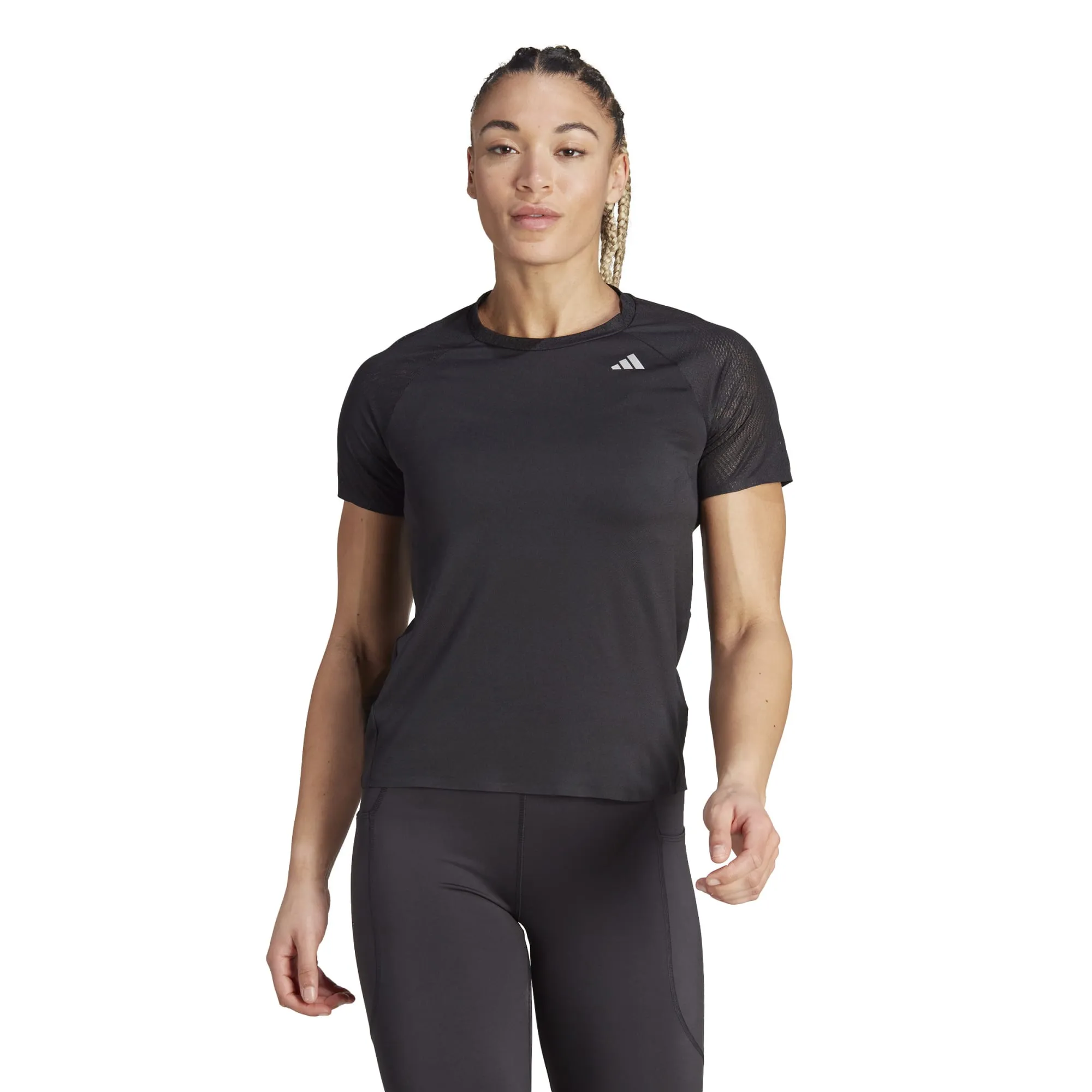 Adidas Women's Adizero Running Tee Black | Buy Adidas Women's Adizero Running Tee Black here | Outnorth