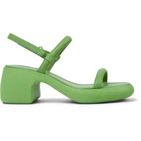 Camper Thelma K201596-003 Green Sandals for Women