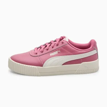 Carina Leather Women's Sneakers | Dusty Orchid-Warm White | PUMA Shop All Puma | PUMA 