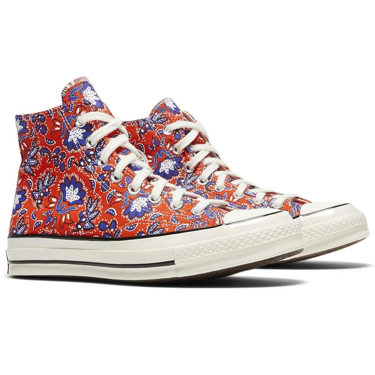 CHUCK 70 HI (Culture Prints) Habanero Red/Egret/Rush Blue