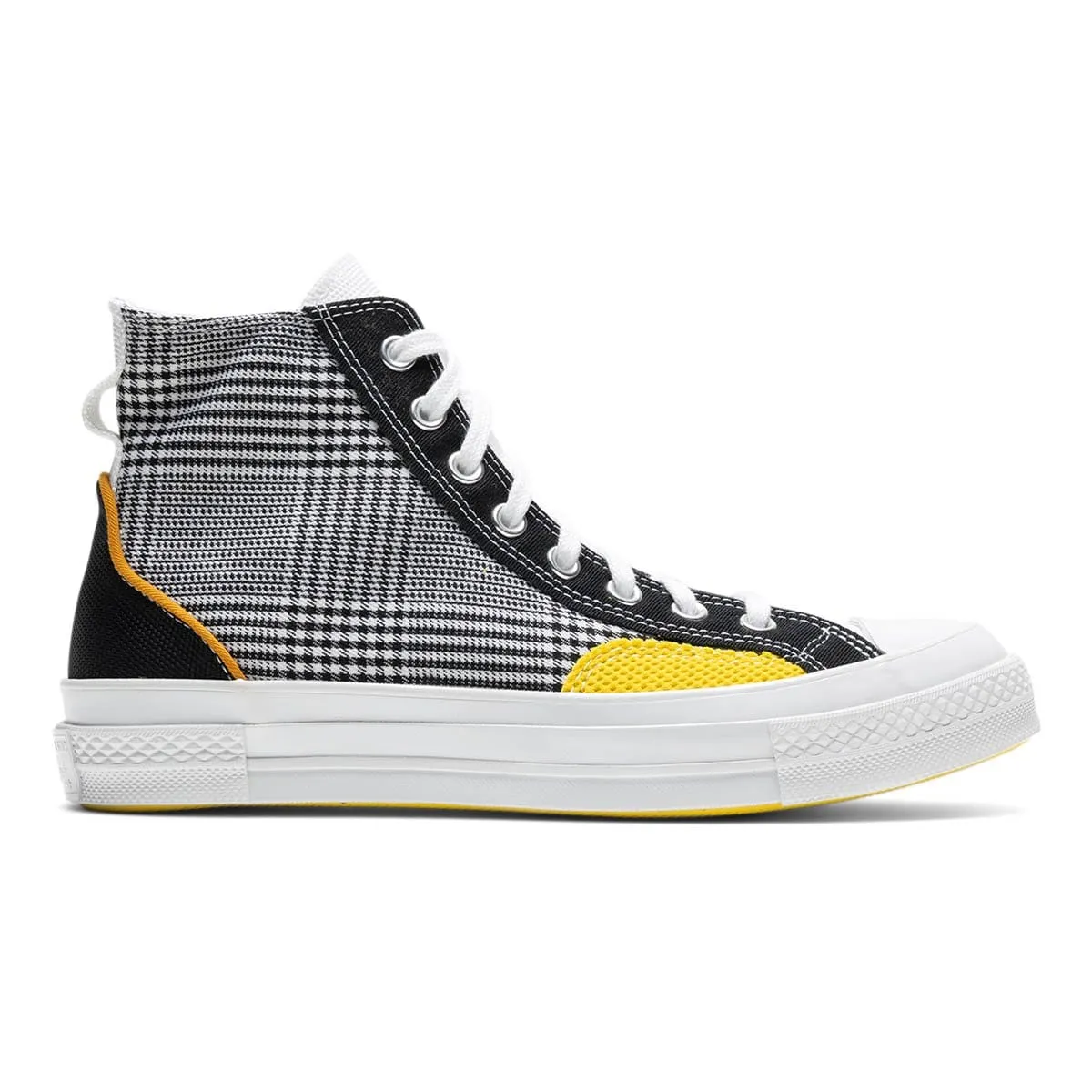 Chuck 70 HI (Hacked Fashion) Black/White/Speed Yellow