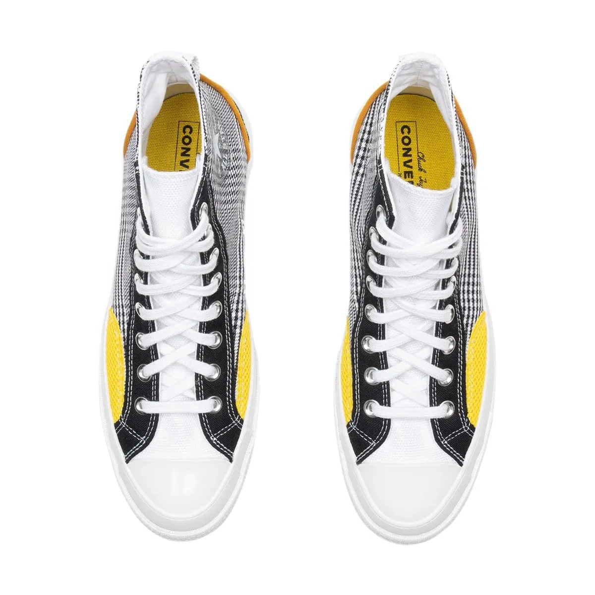 Chuck 70 HI (Hacked Fashion) Black/White/Speed Yellow