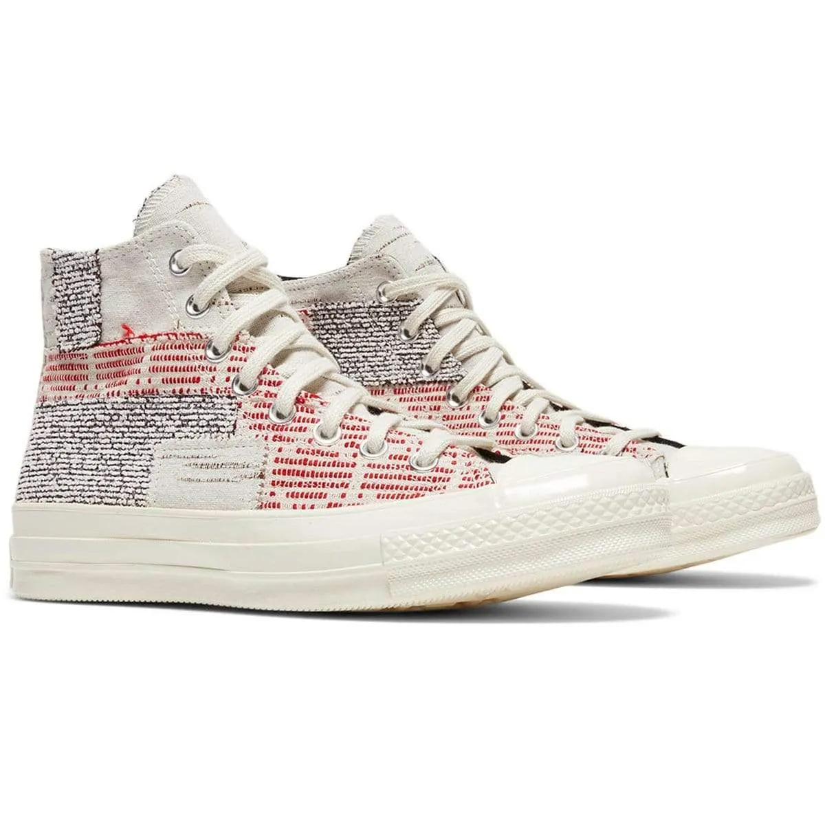 CHUCK 70 HI (Patchwork) Twill/Light Gray/Egret