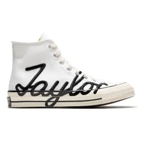 CHUCK 70 HI (Signature) White/Egret/Black