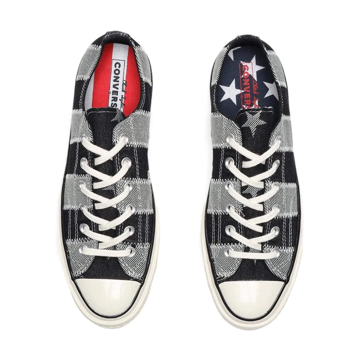 CHUCK 70 OX (Archive Stars & Stripes) Black/White/Egret