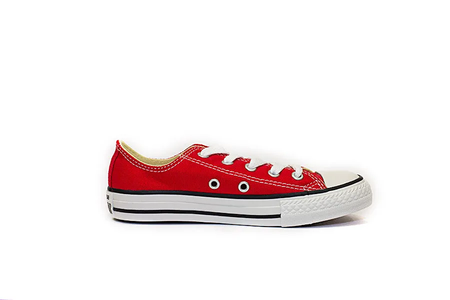 CONVERSE ALL STAR OX JUNIOR 3J236 colore rosso