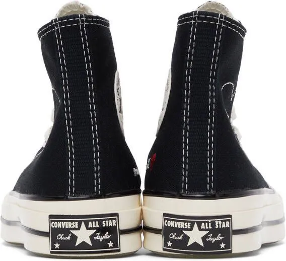 Converse Black 'Love' Chuck 70 High Sneakers