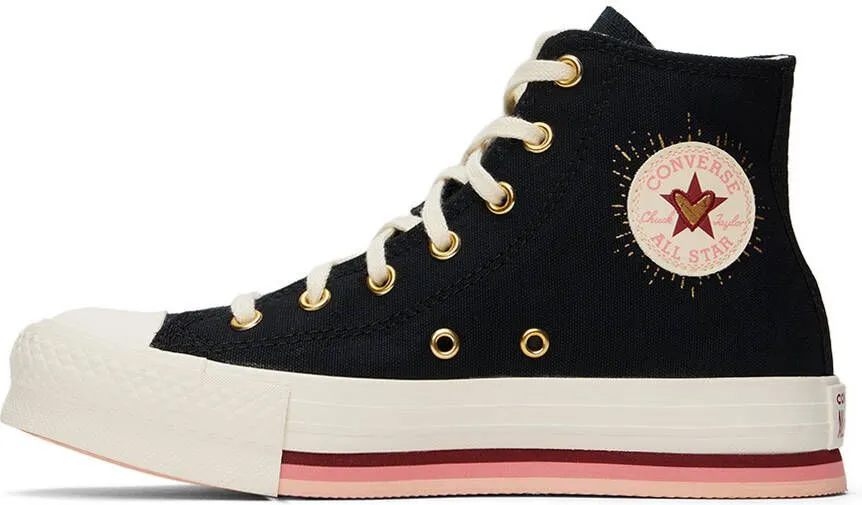 Converse Kids Black Chuck Taylor All Star Eva Lift Sneakers