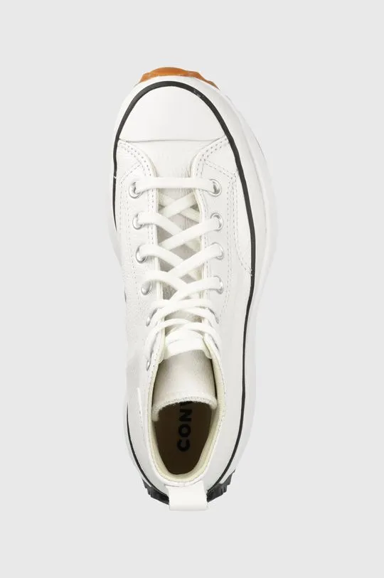 Converse leather trainers Run Star Hike Platform women's white color A04293C